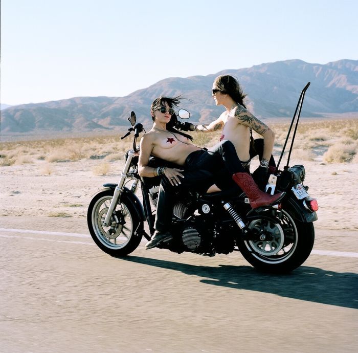 Girls on a motorcycle in Aligarh